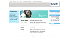Desktop Screenshot of orgentis.com